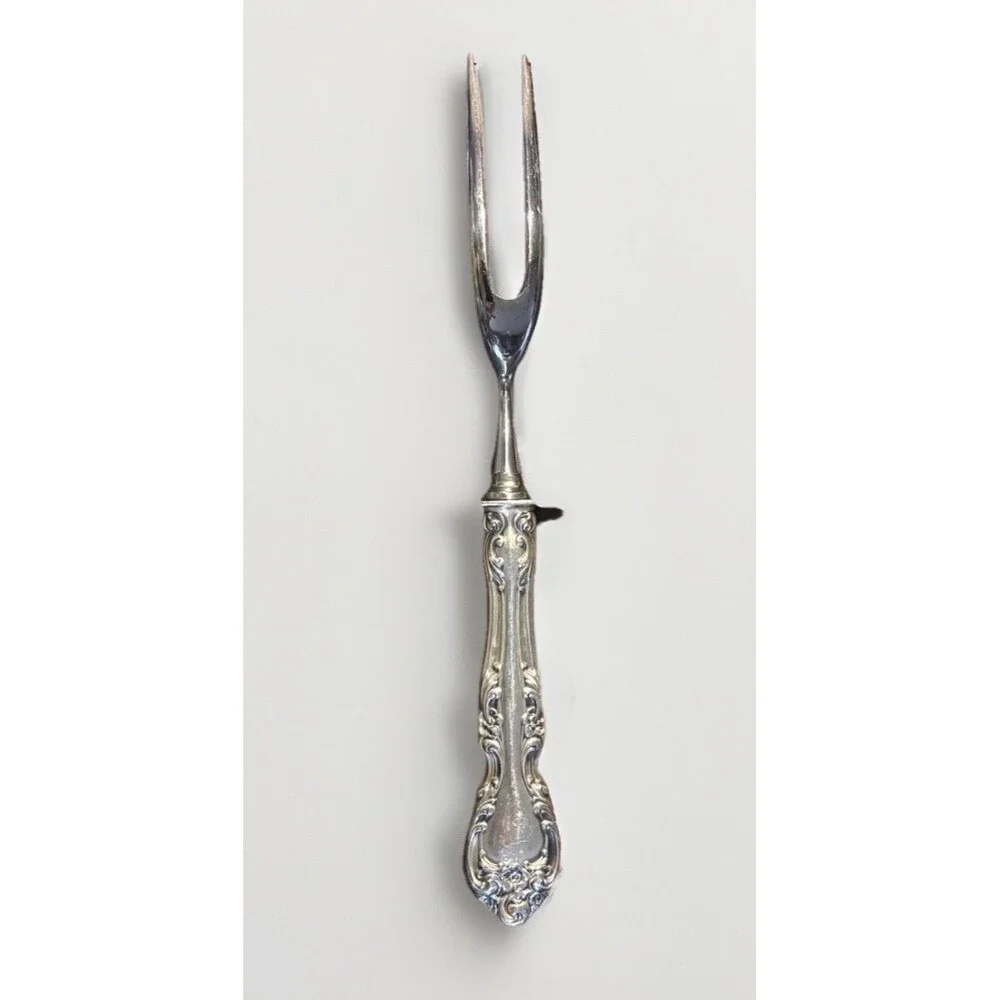 Gorham Melrose Sterling Silver 2pc Steak Carving Set Knife 10